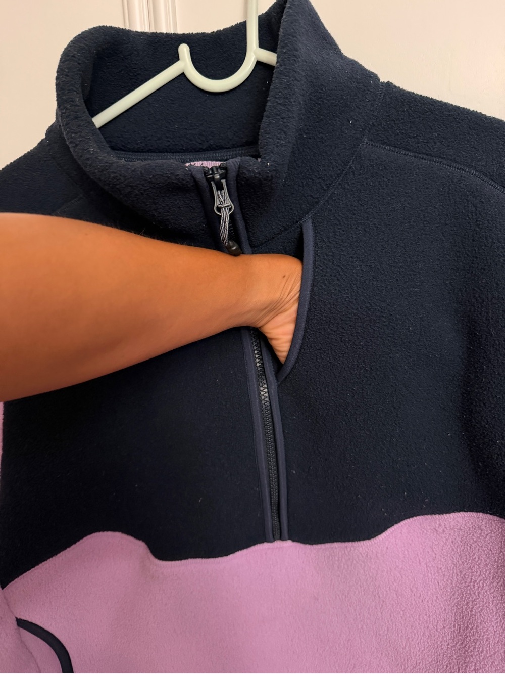 Hoka Women’s Ridge top Fleece Half Zip Jacket Size M - Picture 2 of 9
